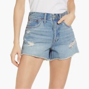 NWT Madewell Relaxed Denim Shorts